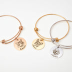 Personalized Pet Portrait Bangle(Deep Engraved)