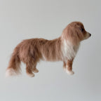 Custom Realistic Pet Clone – Handcrafted 3D Twist-Wool Sculpture (20cm/8inch Nose-to-Butt)