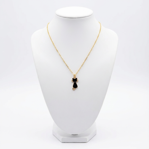 Black Cat Necklace